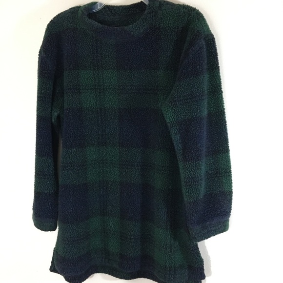 Woolrich Tops - Woolrich Plaid Fleece Top Sz S Made in the USA